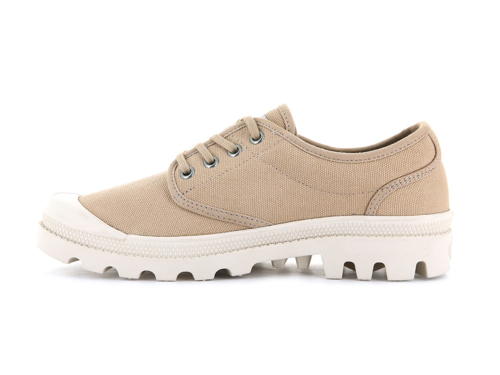 Zapatos Bajos Palladium PALLABROUSSE OXFORD Mujer Desert | Costa Rica-25087